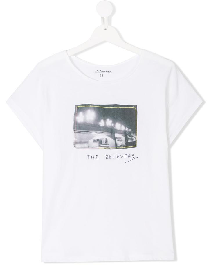 Bellerose Kids Printed T-shirt - White