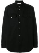 Ih Nom Uh Nit Pearl Design Plain Shirt - Black