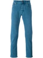 Jacob Cohen 'comfort' Straight Leg Jeans, Men's, Size: 34, Blue, Cotton/spandex/elastane
