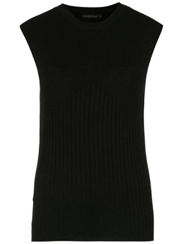 Alcaçuz Knit Gerbera Blouse - Black