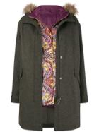 Etro Two-in-one Parka Coat - Grey