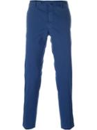 Pt01 Tapered Trousers, Men's, Size: 52, Blue, Cotton/spandex/elastane
