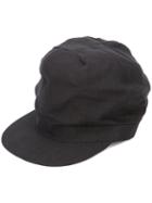 Y's 'drape' Cap, Women's, Black, Linen/flax