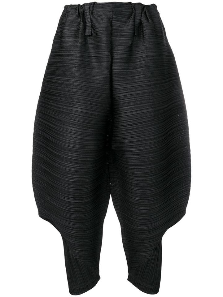 Pleats Please By Issey Miyake Thicker Bounce Trousers - Black