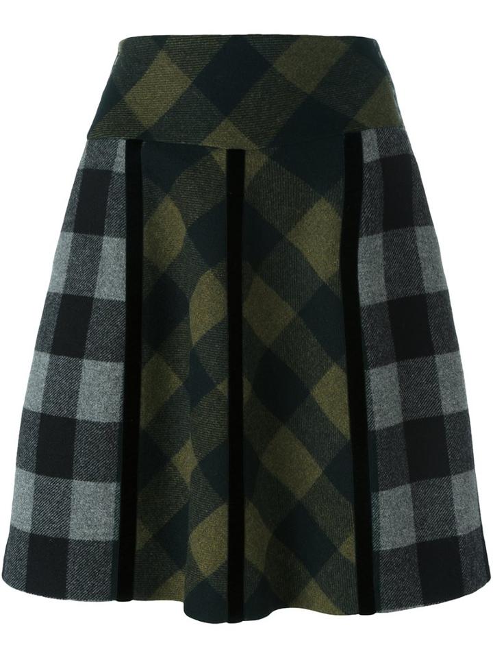Etro Checked Skirt