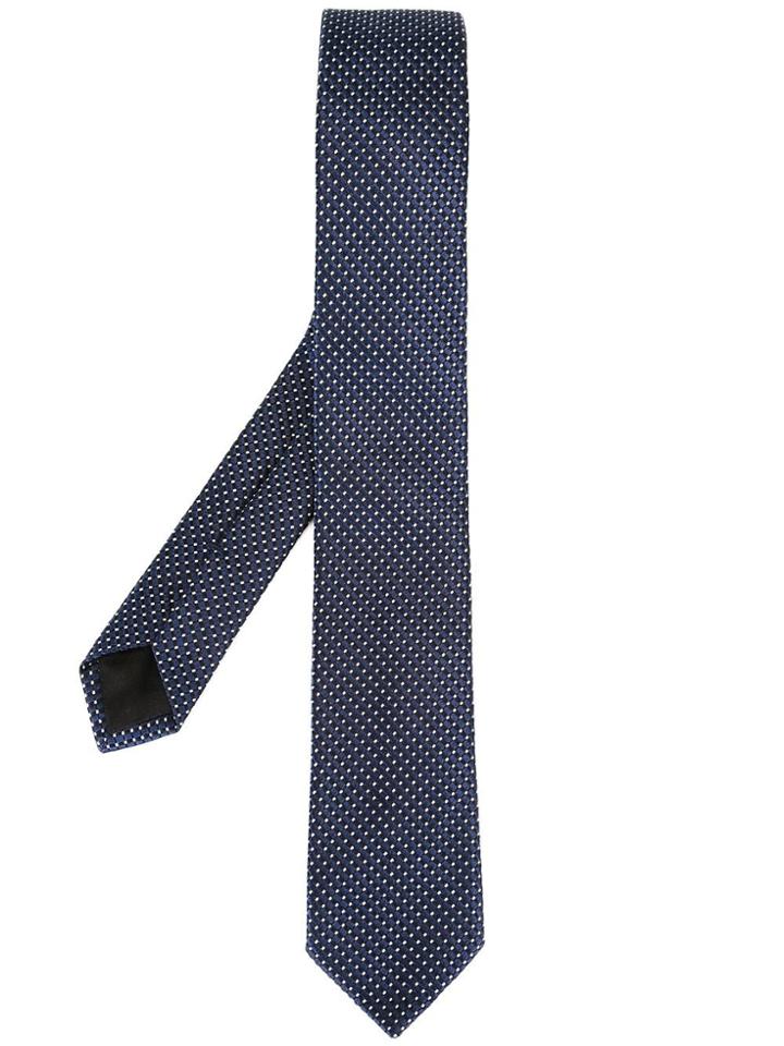 Valentino Valentino Garavani Diamond Dot Pattern Tie - Blue