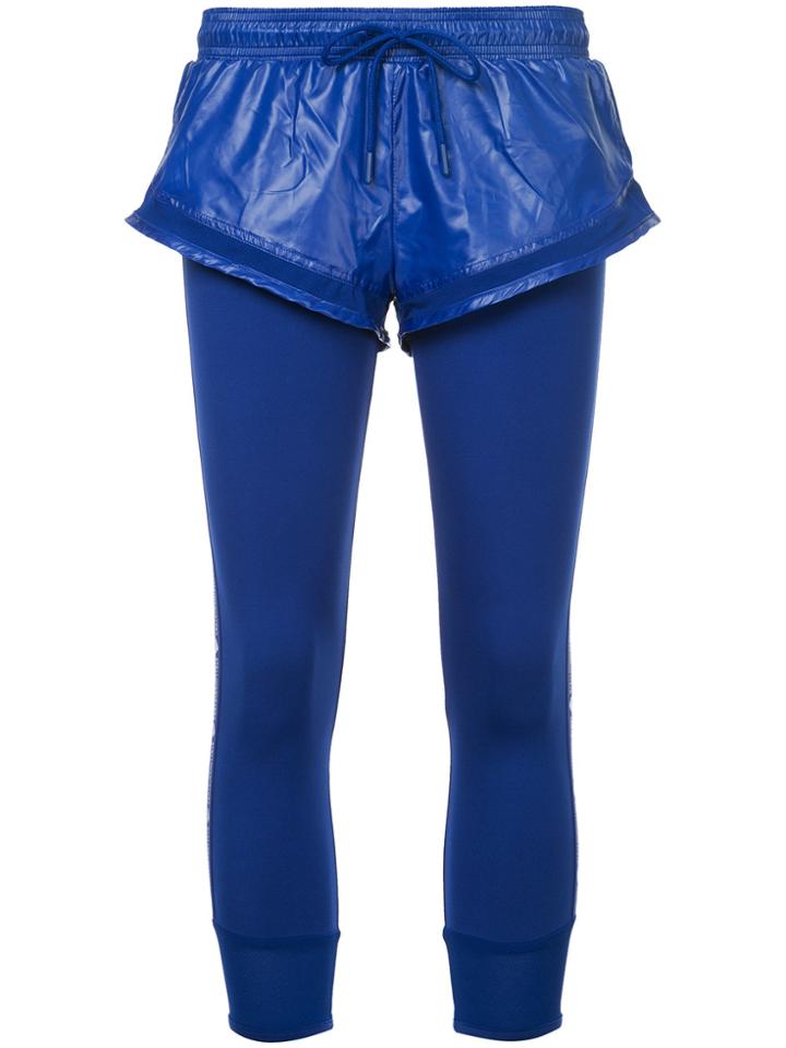 Adidas By Stella Mccartney Compression Short Leggings - Blue