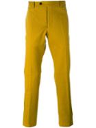 Al Duca D'aosta 1902 - Classic Tailored Trousers - Men - Cotton/polyurethane - 56, Yellow/orange, Cotton/polyurethane