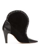Andrea Bogosian Embellished Asymmetric Boots - Black