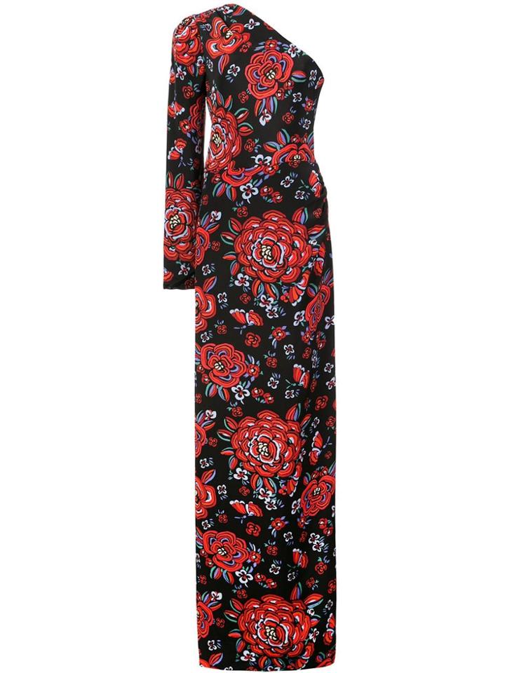 Rebecca De Ravenel One Shoulder Dress - Black