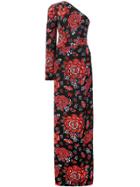 Rebecca De Ravenel One Shoulder Dress - Black