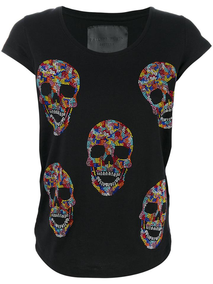Philipp Plein Balinay Skulled T-shirt - Black