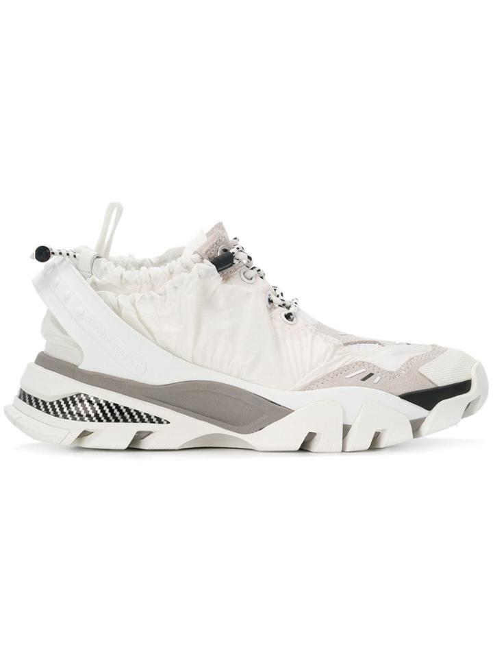 Calvin Klein 205w39nyc Ruched Sporty Sneakers - White