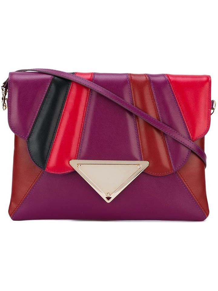 Sara Battaglia 'tulip' Clutch, Women's, Pink/purple