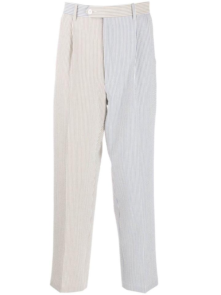 Lc23 Seersucker Trousers - Blue