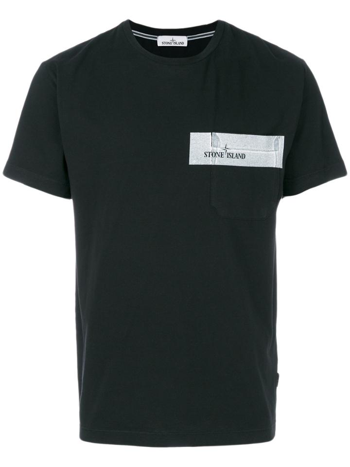 Stone Island Logo Patch T-shirt - Black