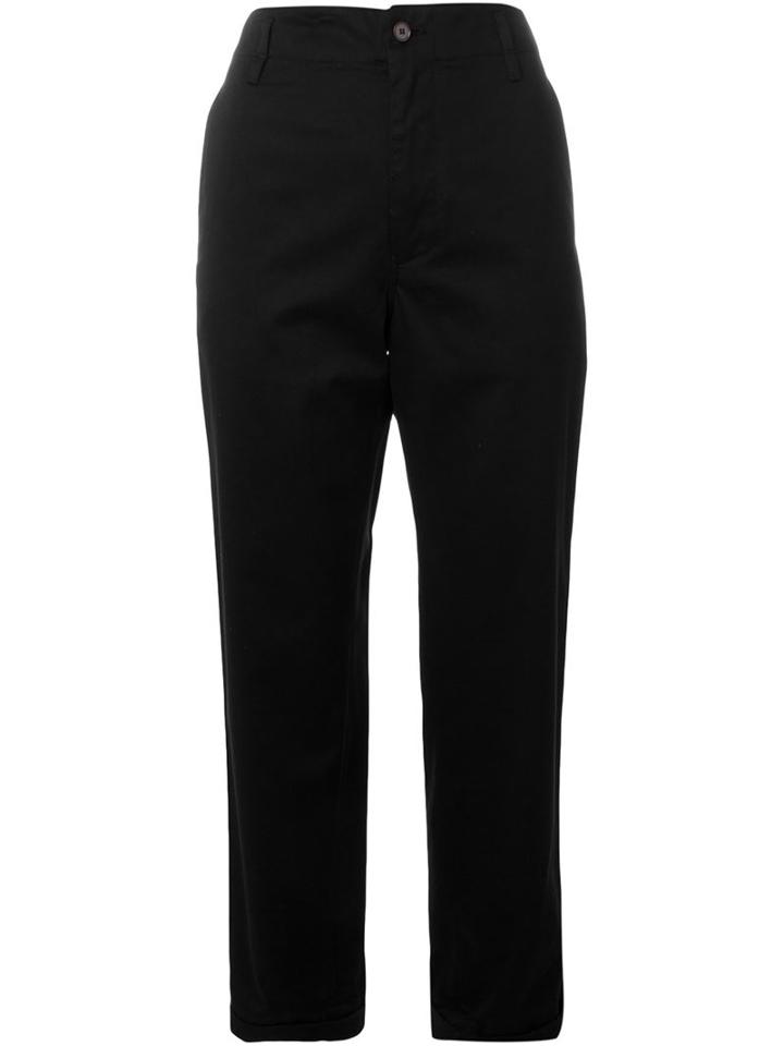 Golden Goose Deluxe Brand High Waisted Trousers, Women's, Size: Xs, Black, Cotton