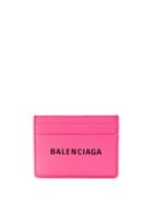 Balenciaga Everyday Logo Cardholder - Pink