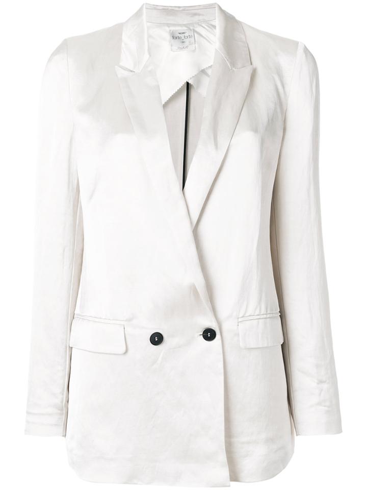 Forte Forte Long Blazer - White