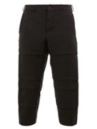 Comme Des Garçons Homme Plus Layered Shorts, Men's, Size: Small, Black, Polyester