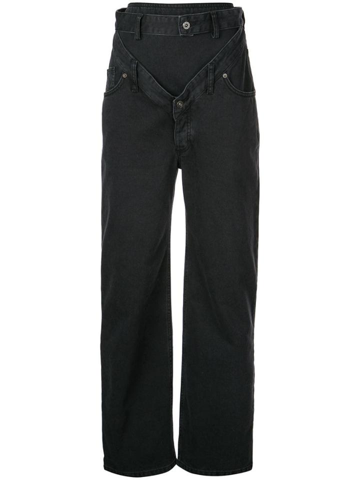 Y/project Deconstructed Jeans - Black
