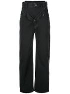 Y/project Deconstructed Jeans - Black
