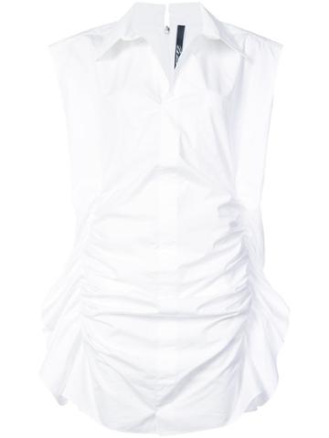 Paula Knorr Gathered Dress - White