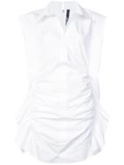 Paula Knorr Gathered Dress - White