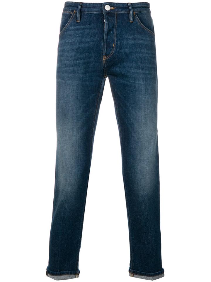 Pt05 Cropped Jeans - Blue