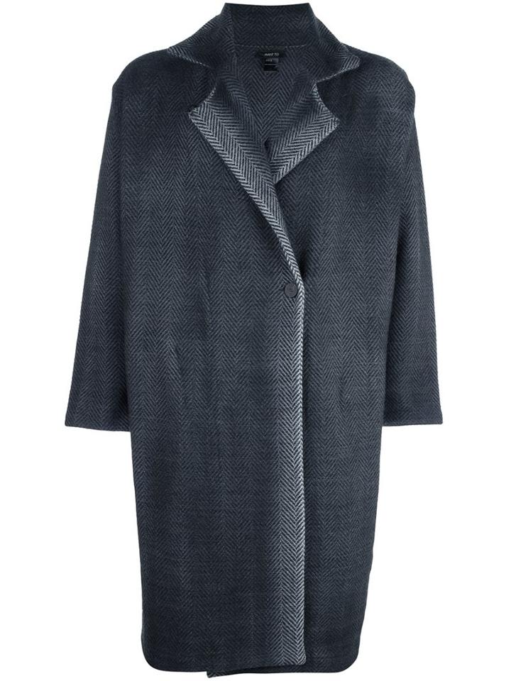 Avant Toi Oversized Herringbone Coat