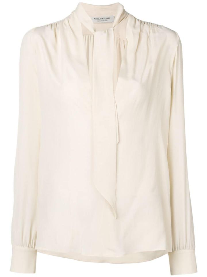 Philosophy Di Lorenzo Serafini Tie Top Blouse - Neutrals