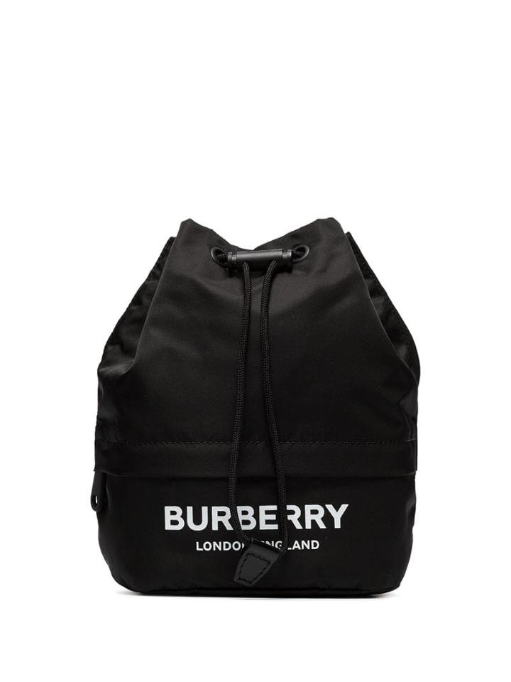 Burberry Mini Phoebe Bucket Bag - Black