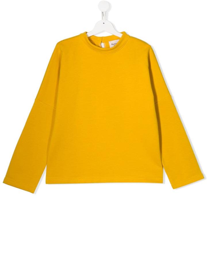 Mariuccia Milano Kids Teen Plain Sweatshirt - Yellow