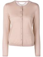 Red Valentino - Classic Cardigan - Women - Cashmere/silk/polyamide - Xs, Pink/purple, Cashmere/silk/polyamide