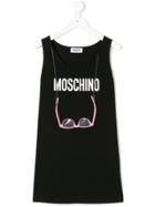 Moschino Kids Logo Print T-shirt - Black