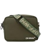Off-white Logo Strap Messenger Bag - Green