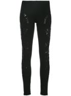 Hysteric Glamour Wicked Star Print Leggings - Black