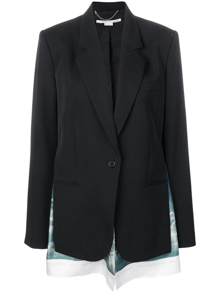 Stella Mccartney Scarf-insert Blazer - Black