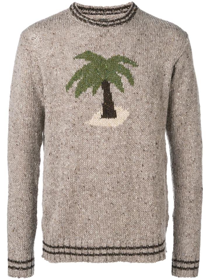 Howlin' Palm Tree Life Sweater - Brown