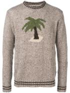 Howlin' Palm Tree Life Sweater - Brown