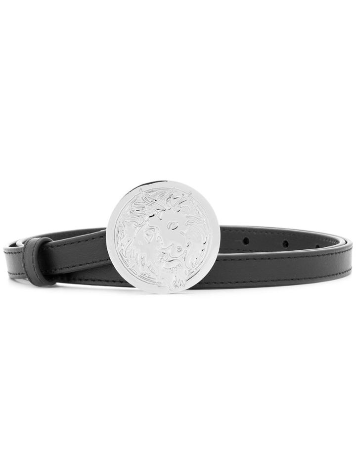 Versus Medallion Buckle Belt - Black