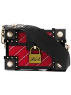 Karl Lagerfeld Karl Treasure Box Minaudiere Bag - Red