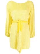 Retrofete Sequined Mini Dress - Yellow