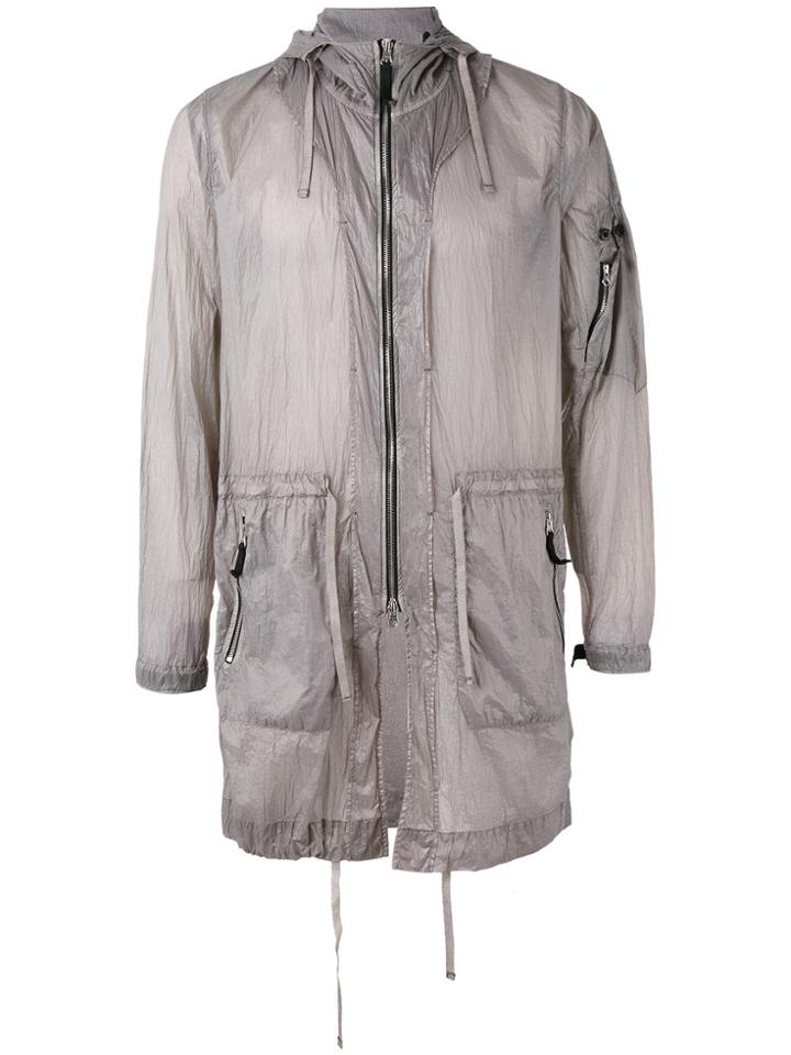 Stone Island Shadow Project Parka Raincoat - Grey