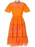 Fendi Daisy Flowers Dress - Yellow & Orange