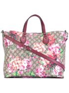 Gucci Gg Supreme Blooms Print Tote, Women's, Leather/polyurethane
