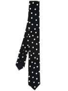 Saint Laurent Polka Dot Skinny Tie
