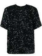 Victoria Beckham Sequin T-shirt - Black