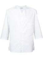 Lemaire - V-neck Shirt - Men - Cotton/spandex/elastane - 50, White, Cotton/spandex/elastane