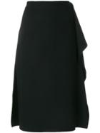 Marni Ruffle Detail Skirt - Black